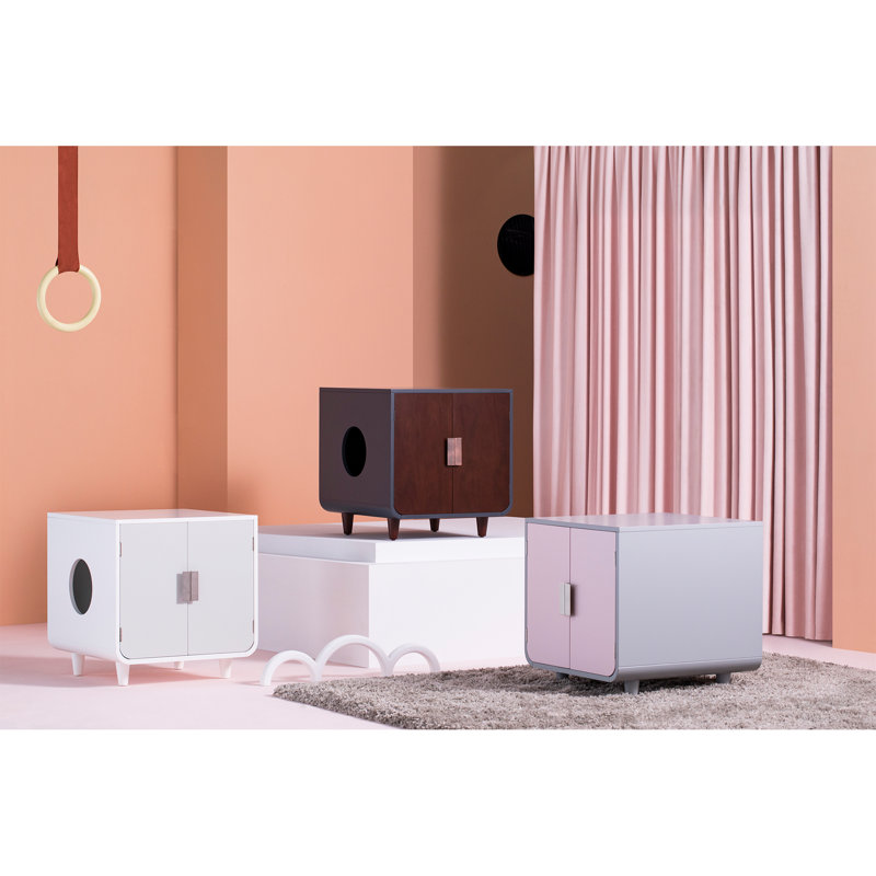 Teamson Pets Dyad Litter Box Enclosure & Reviews Wayfair